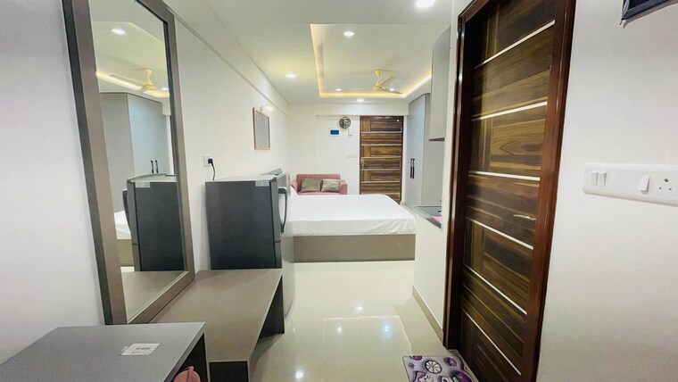Room, okay-plus-solitaire-suites Studio 289 Sq.Ft. Apartment In Ramnagariya Jaipur 8702992