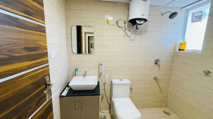 Bathroom, okay-plus-solitaire-suites Studio 289 Sq.Ft. Apartment In Ramnagariya Jaipur 8702992