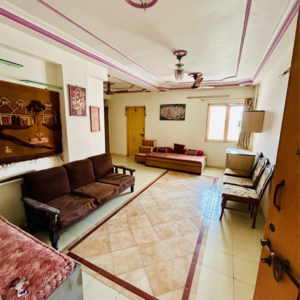 Living Room in 3 BHK Apartment at Shela – for Sale