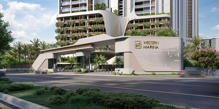 Exterior View, western-marina 4 Bedroom 6085 Sq.Ft. Apartment In Puppalaguda Hyderabad 8703267