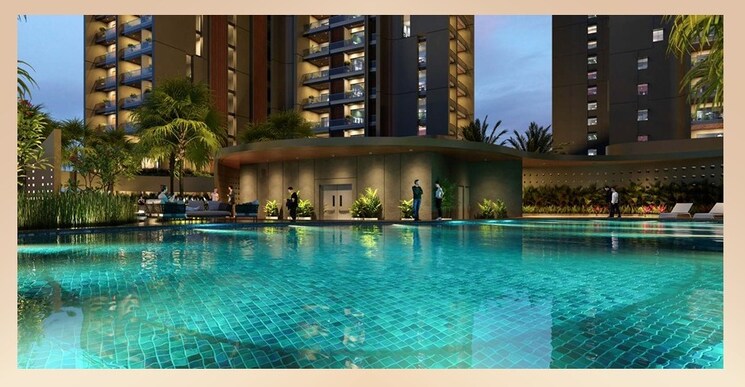 Swimming Pool, western-marina 4 Bedroom 5495 Sq.Ft. Apartment In Puppalaguda Hyderabad 8703329