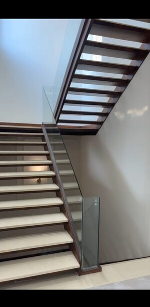 Staircase in 5 BHK Independent House at Aerocity – for Sale