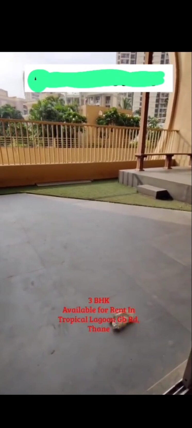 Balcony, soham-tropical-lagoon 3 Bedroom 1350 Sq.Ft. Apartment In Ghodbunder Road Thane 8703602