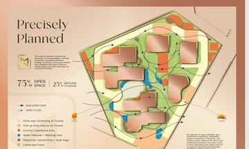 4 BHK Apartment – Map Location View at Western Marina, Puppalaguda - for Sale