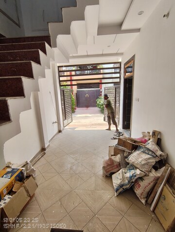 Staircase in 3 BHK Independent House at Jankipuram Extension – for Sale