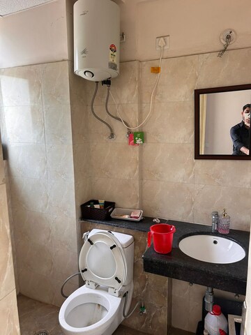 Bathroom in 3 BHK Apartment at Wave Executive Floors, Wave City – for Rent