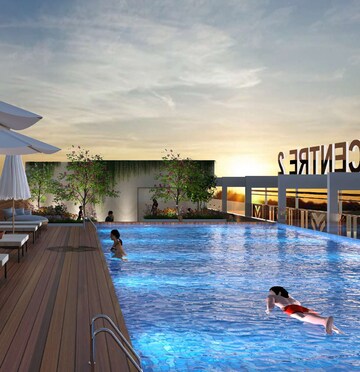 Swimming Pool in 3 BHK Builder Floor at Breez Flora Avenue 33, Sohna Sector 33 – for Rent