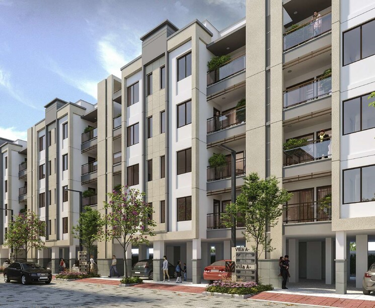 Exterior View, breez-flora-avenue-33 3 Bedroom 1535 Sq.Ft. Builder Floor In Sohna Sector 33 Gurgaon 8704055