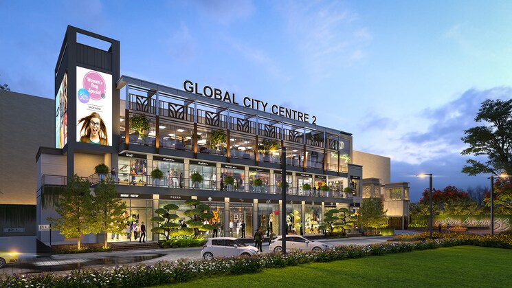 Exterior View, breez-flora-avenue-33 3 Bedroom 1535 Sq.Ft. Builder Floor In Sohna Sector 33 Gurgaon 8704055