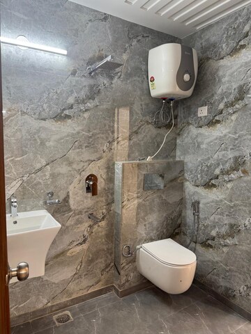 Bathroom in 3 BHK Apartment at Khirki Extension – for Rent