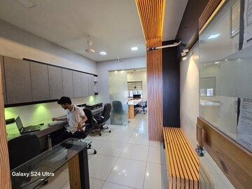 Kitchen in  Office Space at Sama Savli Road – for Rent