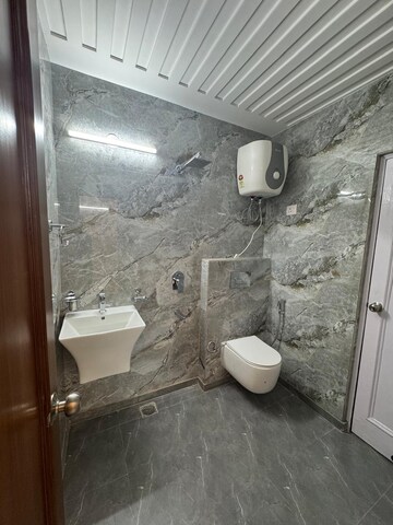 Bathroom in 3 BHK Apartment at Khirki Extension – for Sale