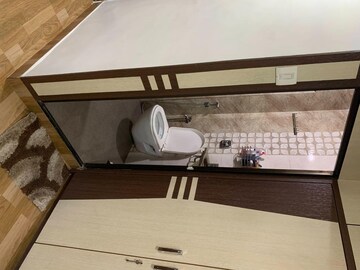 Bathroom in 3 BHK Apartment at Sanpada – for Rent