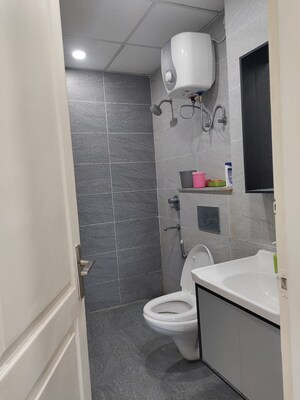 Bathroom in 3 BHK Builder Floor at BPTP District Phase 2, Sector 84 – for Sale