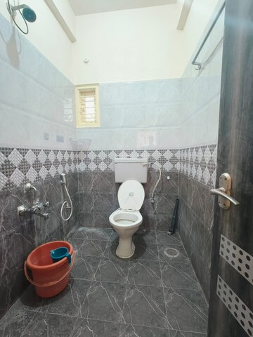 Bathroom in 2 BHK Apartment at Saya Gold Avenue, Vaibhav Khand – for Rent
