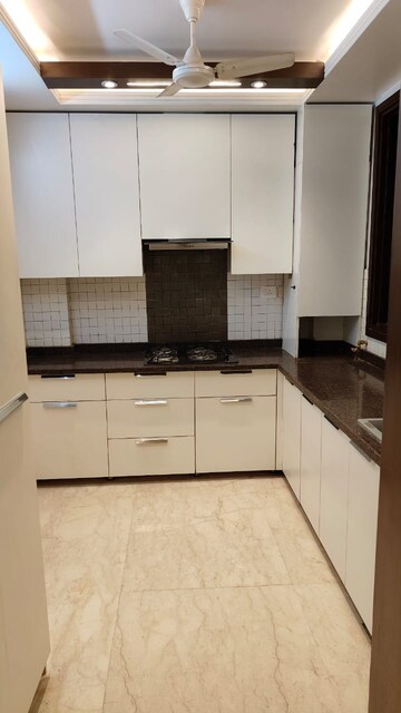 Kitchen in 3 BHK Apartment at Saya Gold Avenue, Vaibhav Khand – for Rent