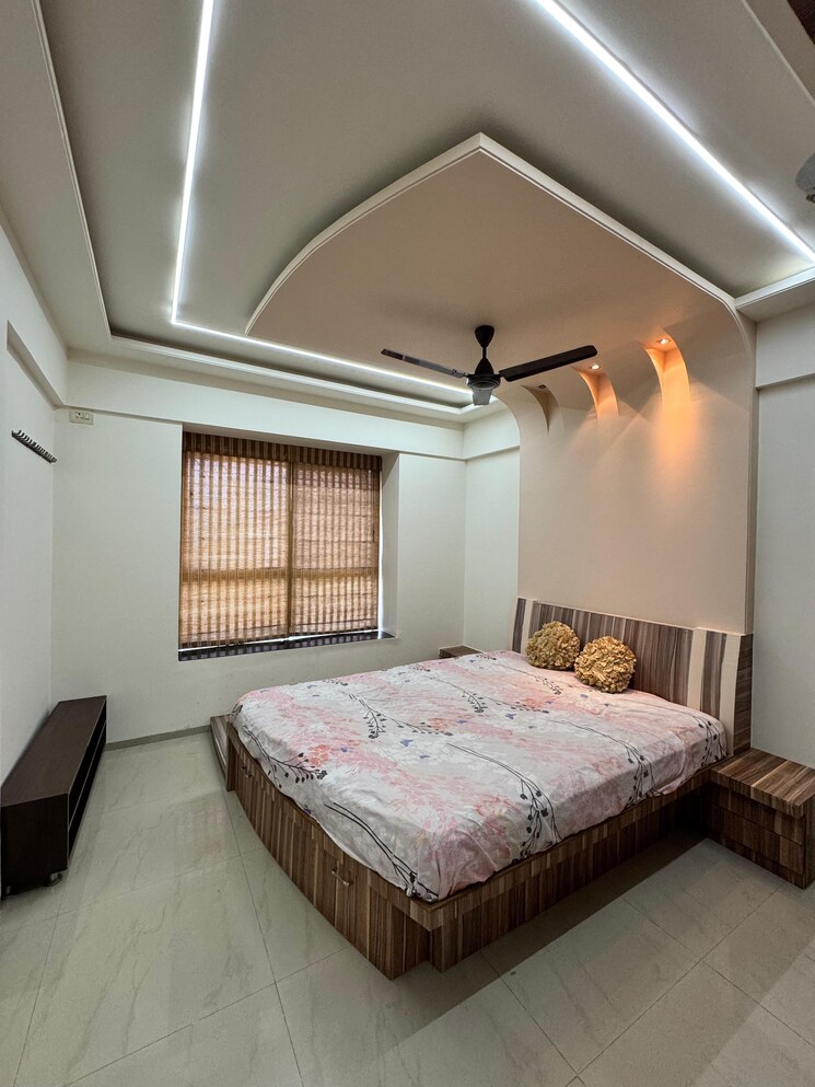 Bedroom, malpani-the-crest 3 Bedroom 1200 Sq.Ft. Apartment In Pimple Saudagar Pune 8707288