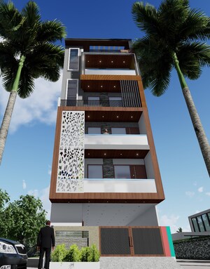 3 BHK Builder Floor – Exterior View View at BPTP District Phase 2, Sector 84 - for Sale