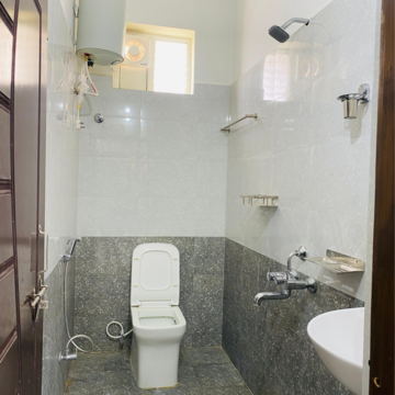 Bathroom in 3 BHK Builder Floor at Kondapur – for Rent