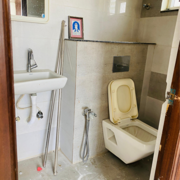 Bathroom in 3 BHK Builder Floor at Kondapur – for Rent