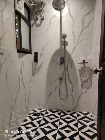 Bathroom in 1 BHK Apartment at Gods Heaven CHS, Powai – for Rent
