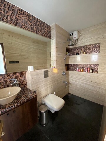 Bathroom in 2 BHK Apartment at Bandra West – for Rent