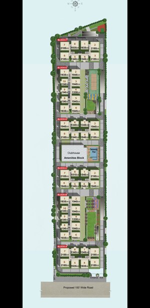 Master Plan in 3 BHK Apartment at Frontline Seven, Kokapet – for Sale