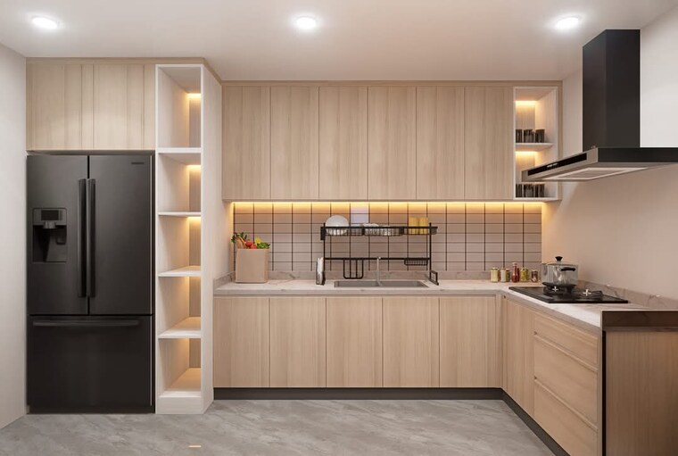 Kitchen, frontline-seven 3 Bedroom 1935 Sq.Ft. Apartment In Kokapet Hyderabad 8707579