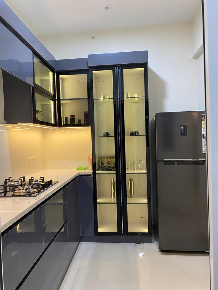 Kitchen, aba-ivy-county 3 Bedroom 1656 Sq.Ft. Apartment In Sector 75 Noida 8707599