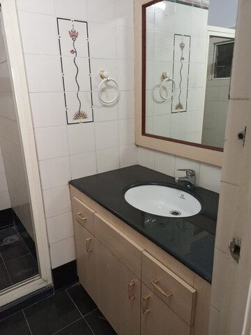 Kitchen in 2 BHK Apartment at Prestige High Fields, Gachibowli – for Rent