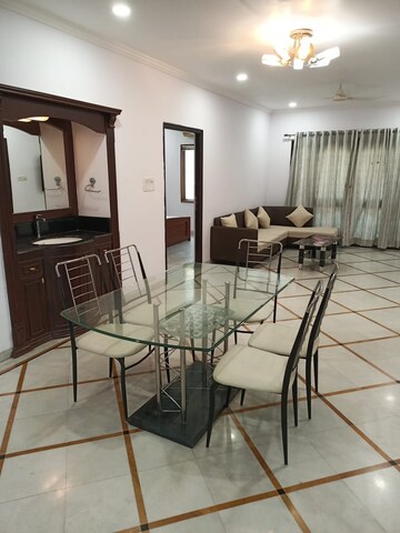 Staircase in 2 BHK Apartment at Prestige High Fields, Gachibowli – for Rent