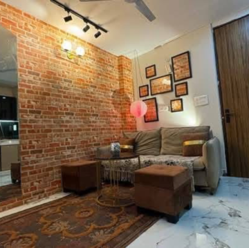 Living Room in 1 BHK Builder Floor at Saket – for Rent