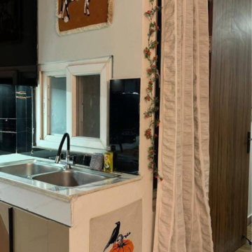 Kitchen in 1 BHK Builder Floor at Saket – for Rent
