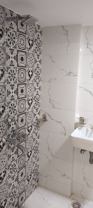 Bathroom in 1 BHK Apartment at Kshitij CHS, Goregaon East – for Rent