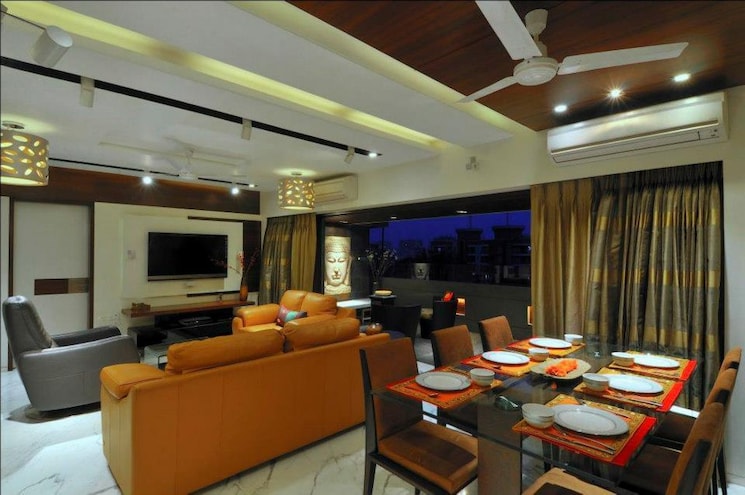 Living Room, andheri west 3 Bedroom 1400 Sq.Ft. Apartment In Andheri West Mumbai 8707816