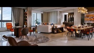 Living Room in 4 BHK Apartment at K Raheja Artesia, Worli – for Sale