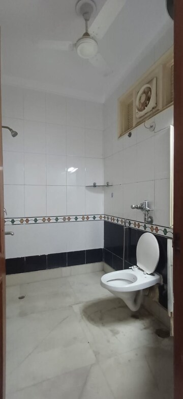 Bathroom in 3 BHK Builder Floor at Sarvodaya Enclave – for Rent