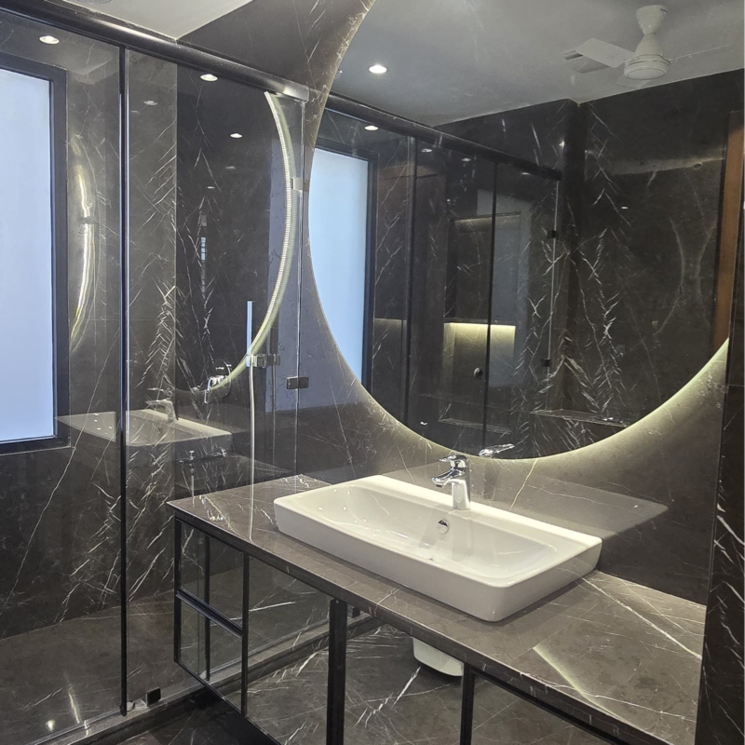 Bathroom, sushant lok i 4 Bedroom 2700 Sq.Ft. Builder Floor In Sushant Lok I Gurgaon 8707880