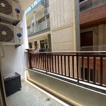 Balcony in 2 BHK Apartment at Freedom Fighters Enclave – for Rent