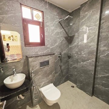 Bathroom in 2 BHK Apartment at Freedom Fighters Enclave – for Rent