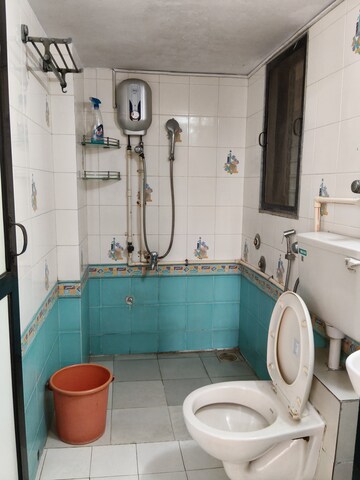 Bathroom in 1 BHK Apartment at Sagar Avenue, Santacruz East – for Rent