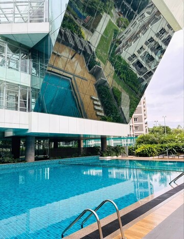 Swimming Pool in 3 BHK Apartment at Aparna Serene Park, Kondapur – for Rent