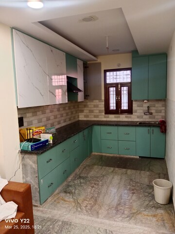 Kitchen in 3 BHK Builder Floor at Laxmi Nagar – for Sale