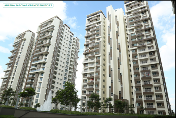 Exterior View, aparna-sarovar-grande 3 Bedroom 1970 Sq.Ft. Apartment In Nallagandla Hyderabad 8708049