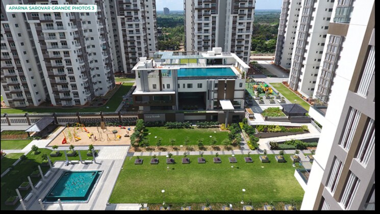 Exterior View, aparna-sarovar-grande 3 Bedroom 1970 Sq.Ft. Apartment In Nallagandla Hyderabad 8708049