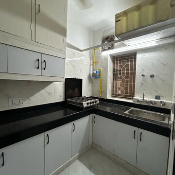 Kitchen in 2 BHK Builder Floor at South Extension I – for Rent
