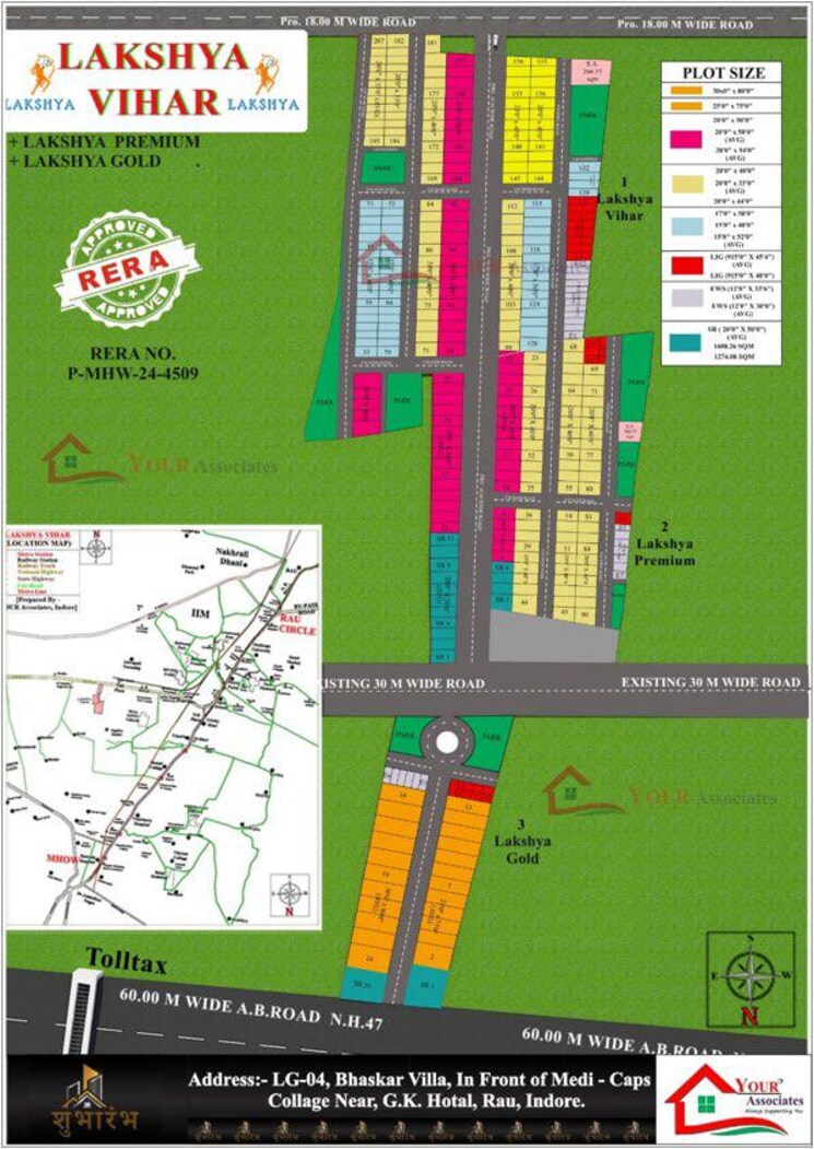 Exterior View, rau pithampur road  1000 Sq.Yd. Plot In Rau Pithampur Road Indore 8708117