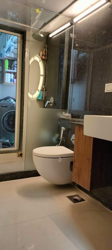 Bathroom in 2 BHK Apartment at Puranik Abitante, Bavdhan – for Rent