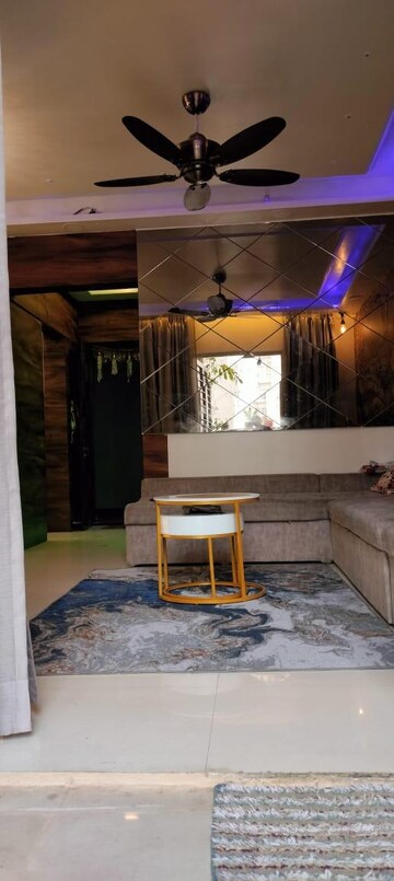 Living Room in 2 BHK Apartment at Puranik Abitante, Bavdhan – for Rent
