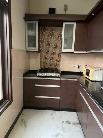 Kitchen in 1.5 BHK Builder Floor at Prashant Vihar – for Rent